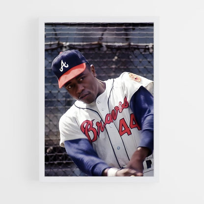 ap-hank aaron-5 cadre Blanc