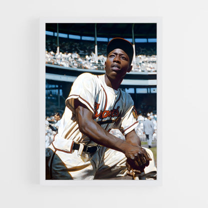 ap-hank aaron-7 cadre Blanc