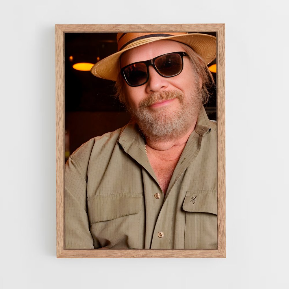 ap-hank williams jr-1 cadre Bois clair