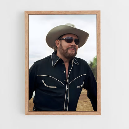 ap-hank williams jr-4 cadre Bois clair