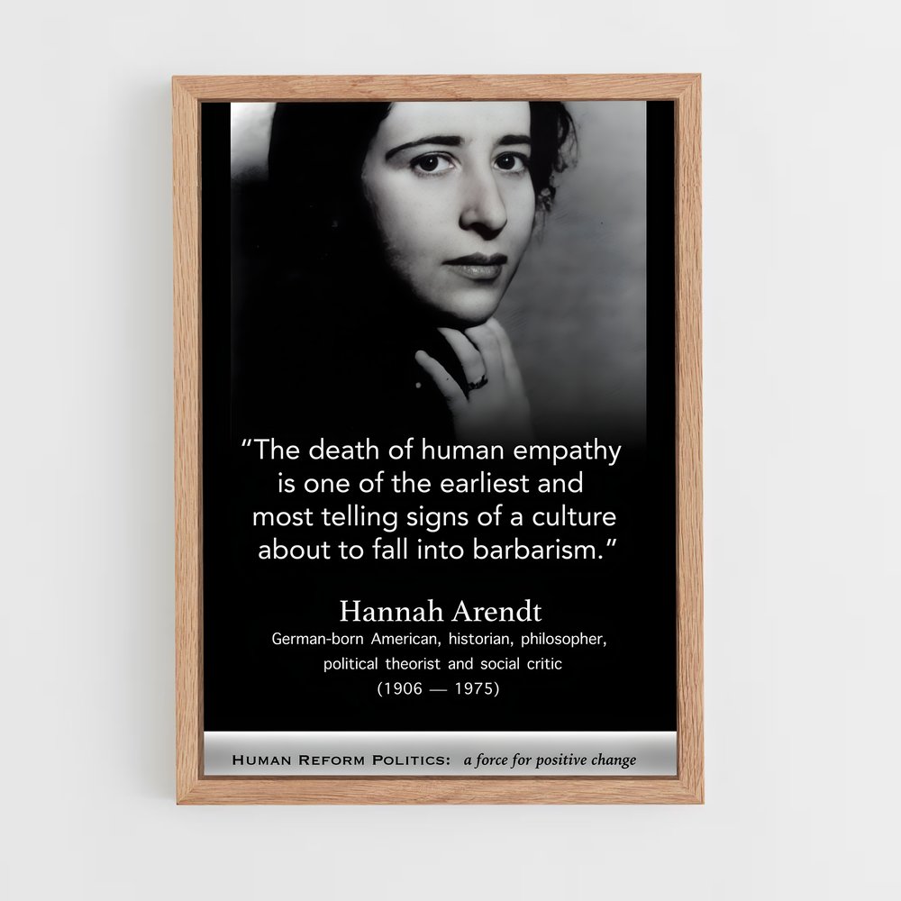 ap-hannah arendt-2 cadre Bois clair