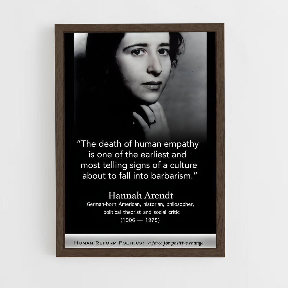 ap-hannah arendt-2 cadre Bois foncé