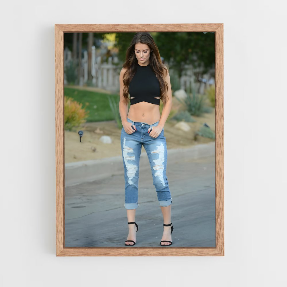 ap-hannah stocking-1 cadre Bois clair