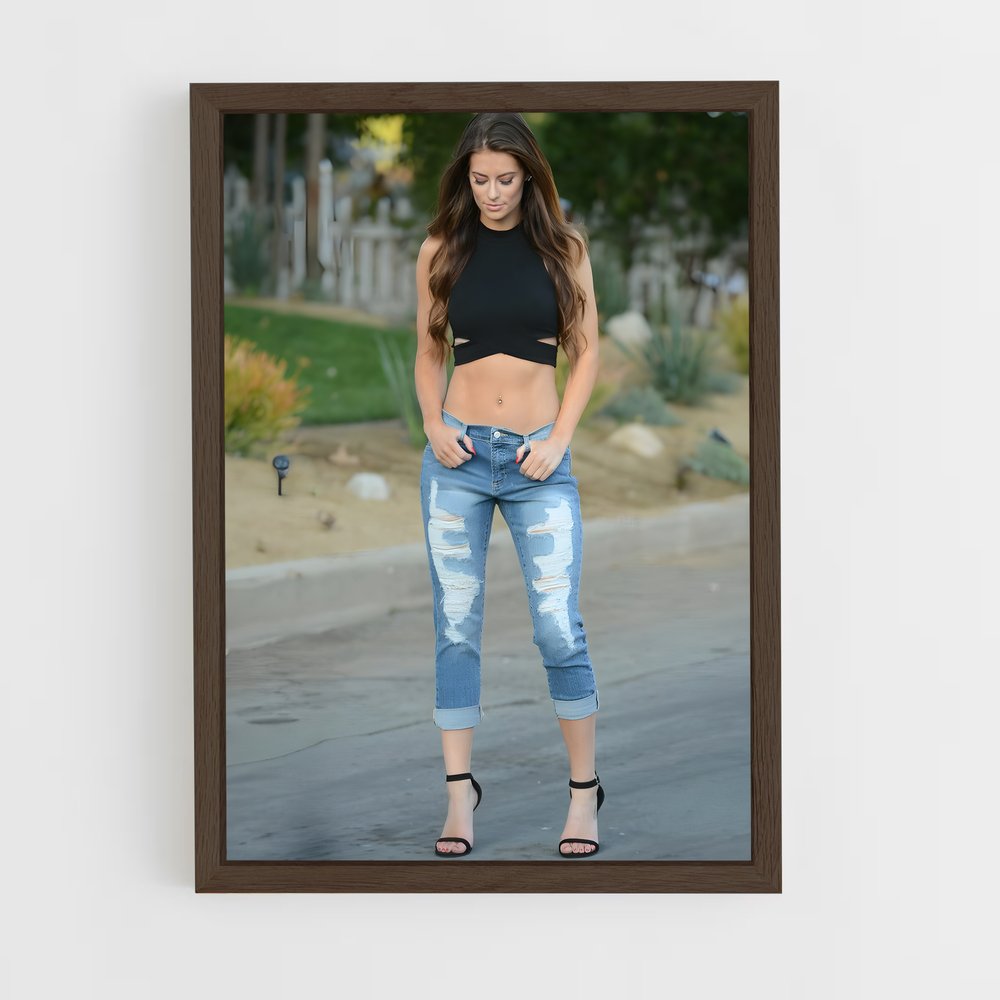 ap-hannah stocking-1 cadre Bois foncé