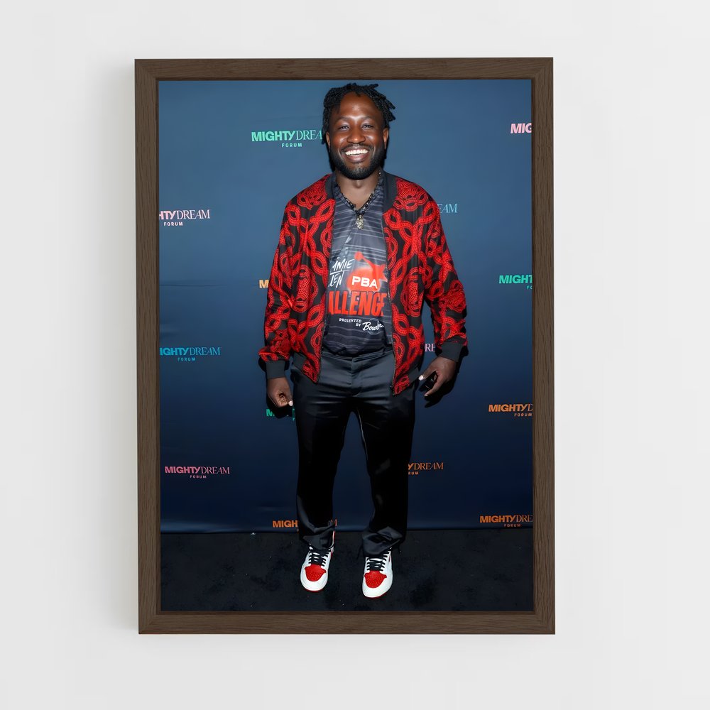 ap-hannibal buress-1 cadre Bois foncé