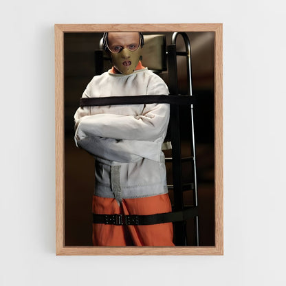 ap-hannibal lecter-1 cadre Bois clair