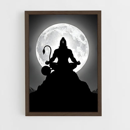 ap-hanuman-10 cadre Bois foncé