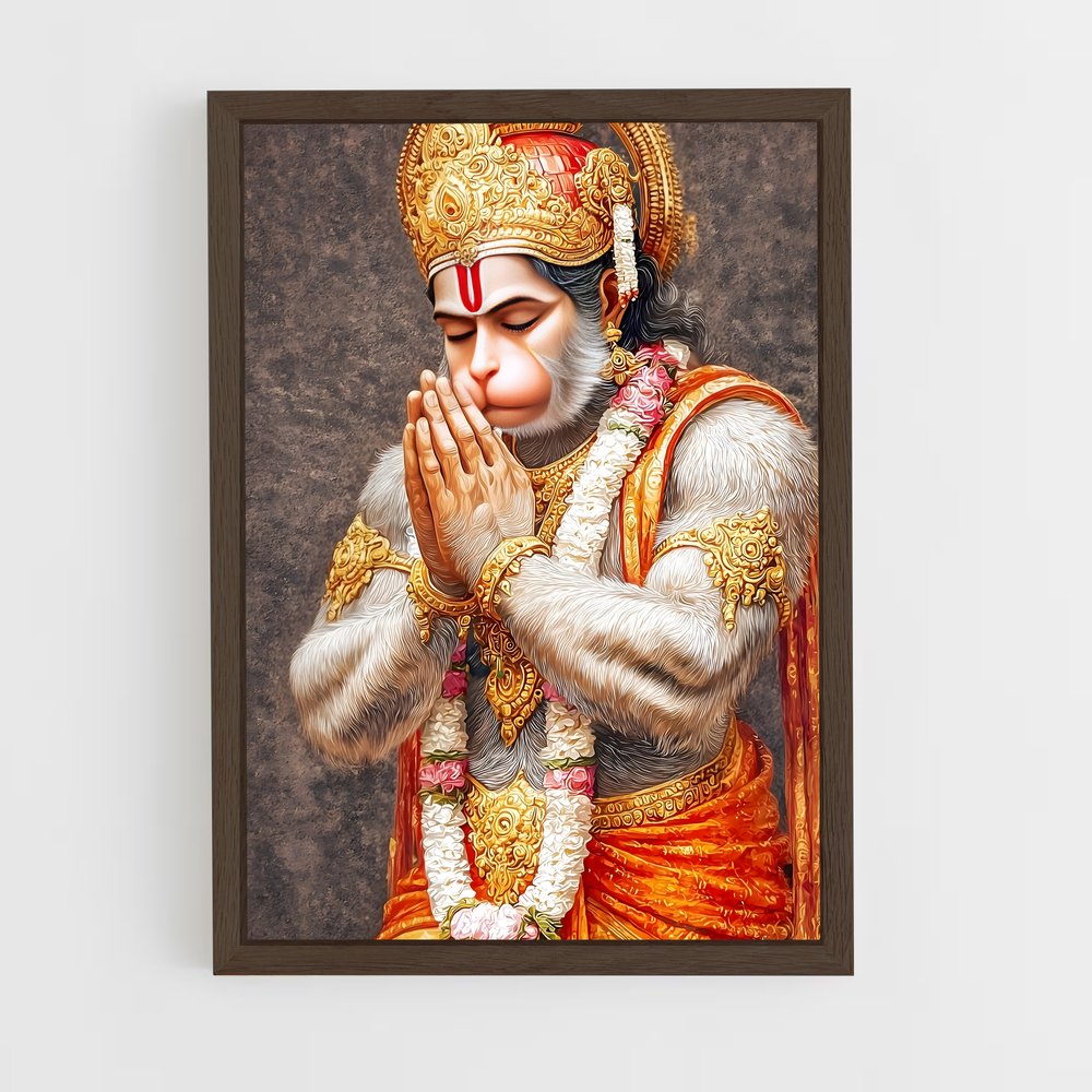 ap-hanuman-11 cadre Bois foncé