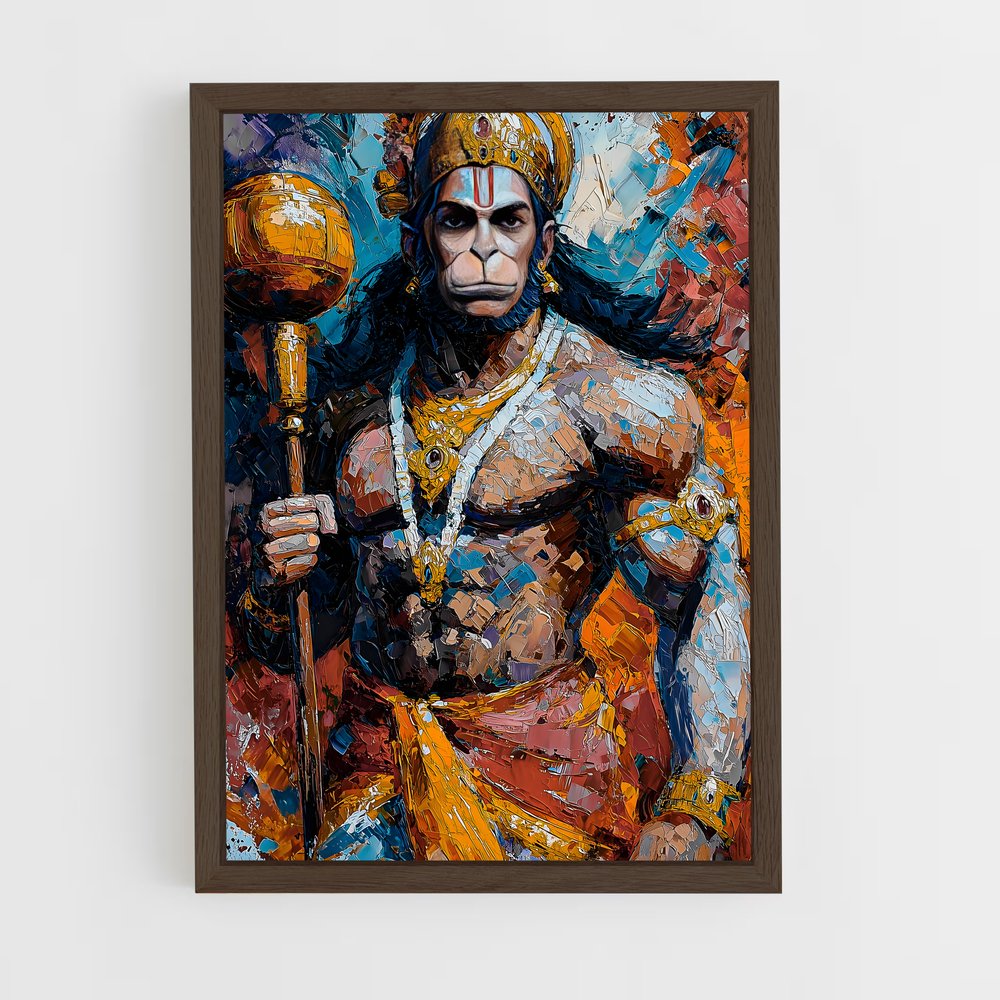 ap-hanuman-13 cadre Bois foncé