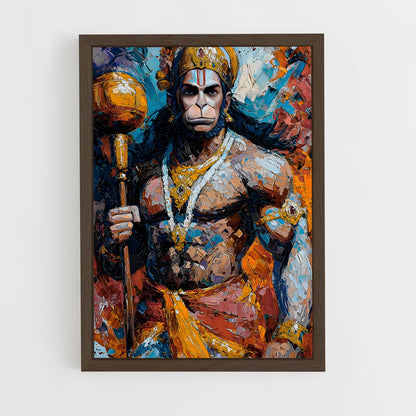 ap-hanuman-13 cadre Bois foncé
