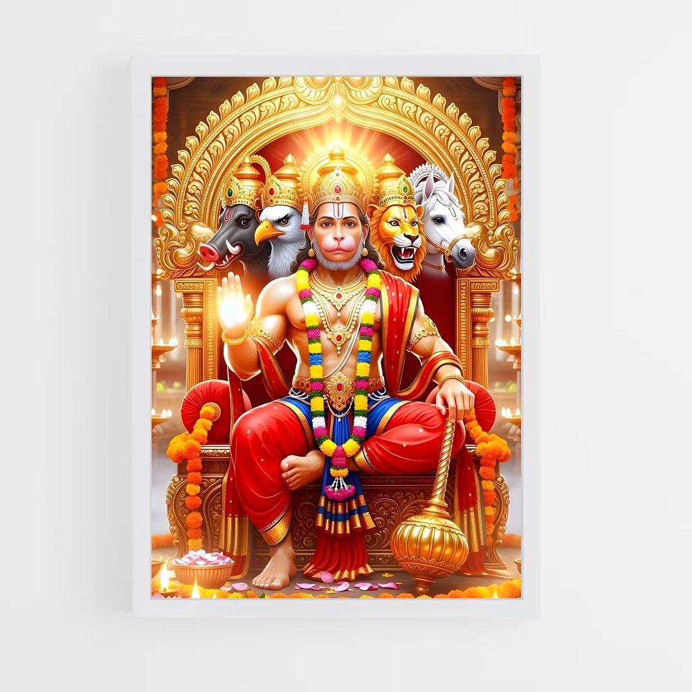 ap-hanuman-14 cadre Blanc