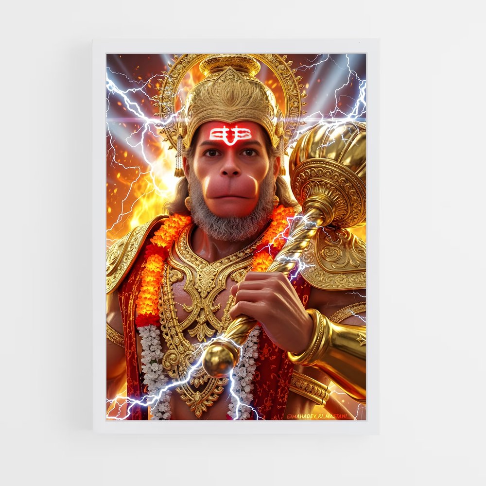 ap-hanuman-16 cadre Blanc