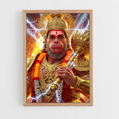 ap-hanuman-16 cadre Bois clair