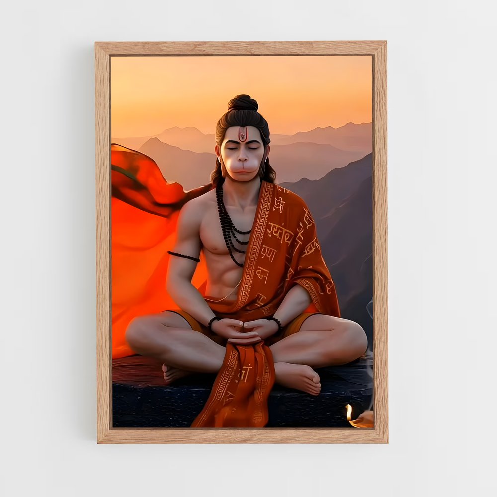 ap-hanuman-17 cadre Bois clair