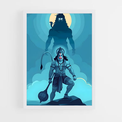 ap-hanuman-18 cadre Blanc