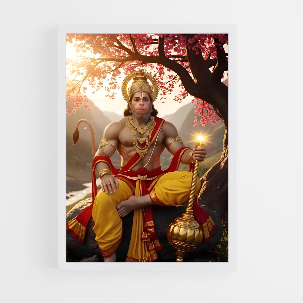 ap-hanuman-19 cadre Blanc