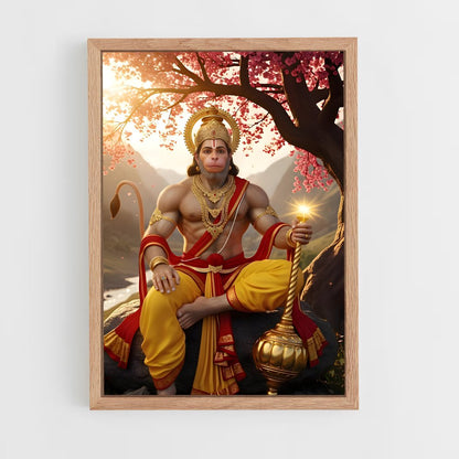 ap-hanuman-19 cadre Bois clair