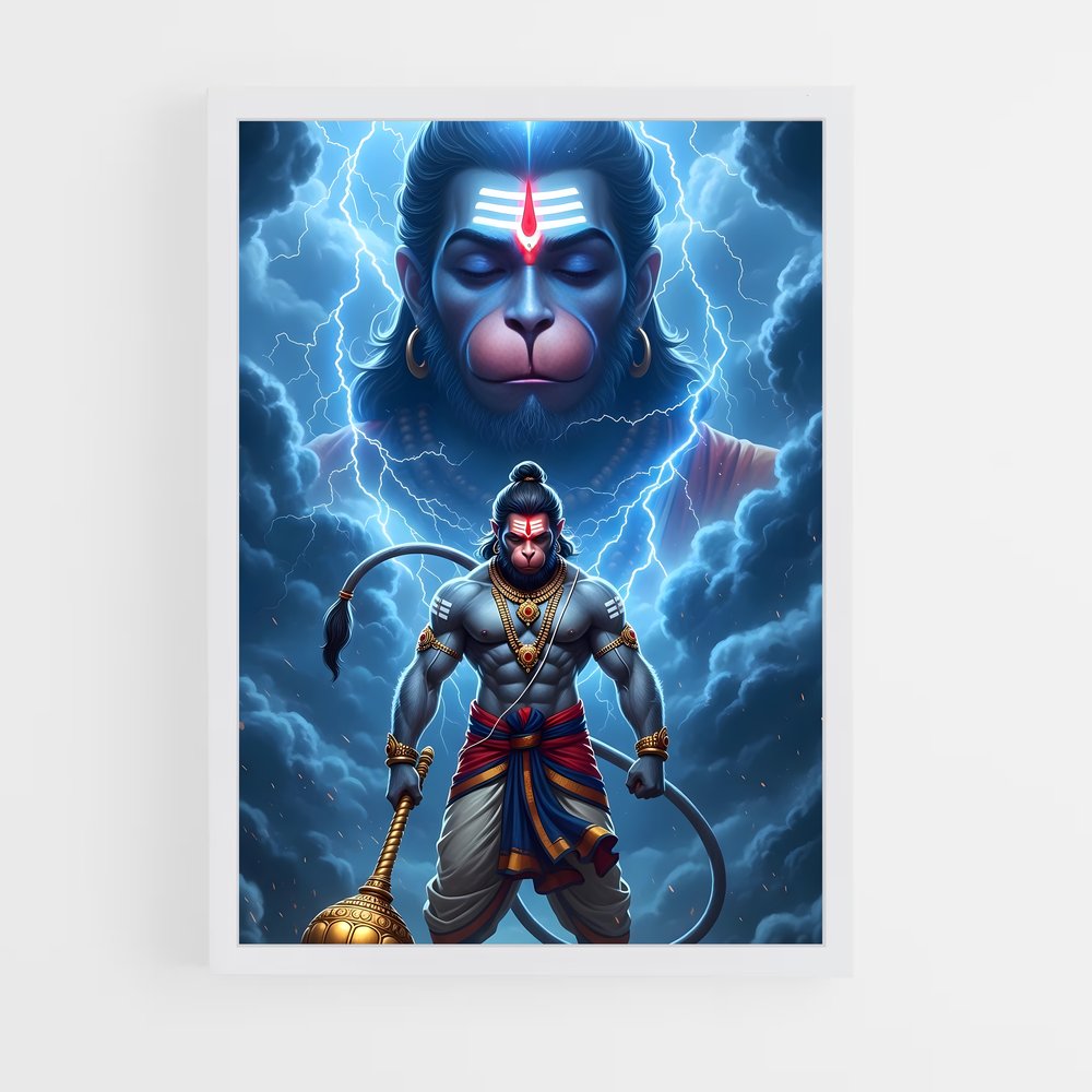 ap-hanuman-3 cadre Blanc