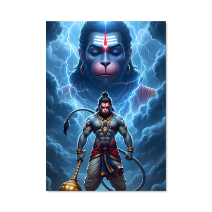 Poster Hanuman et Shiva
