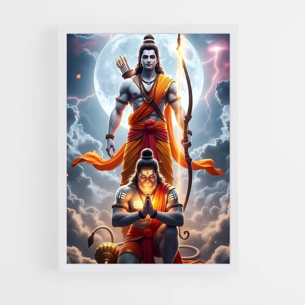 ap-hanuman-6 cadre Blanc