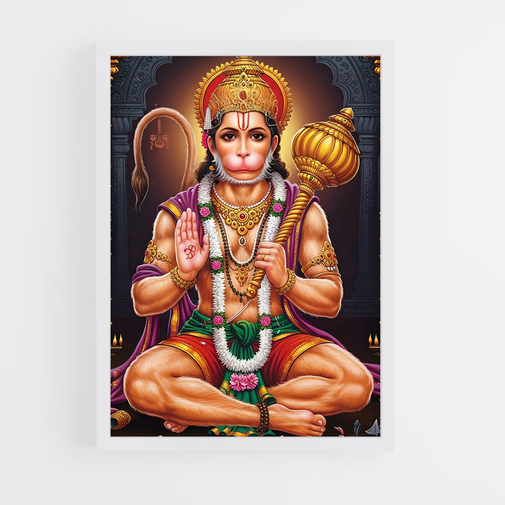 ap-hanuman-7 cadre Blanc