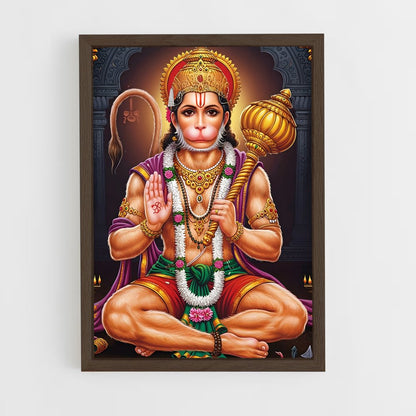 ap-hanuman-7 cadre Bois foncé