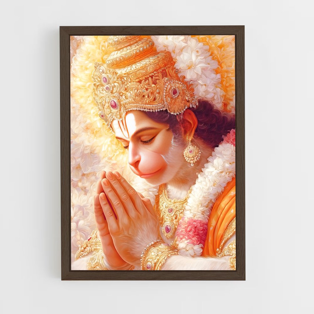 ap-hanuman-9 cadre Bois foncé