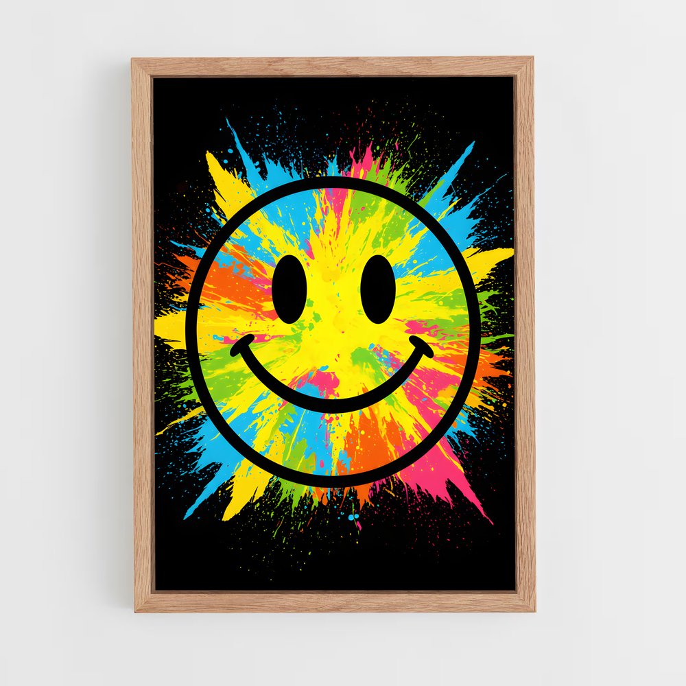 ap-happy face-1 cadre Bois clair