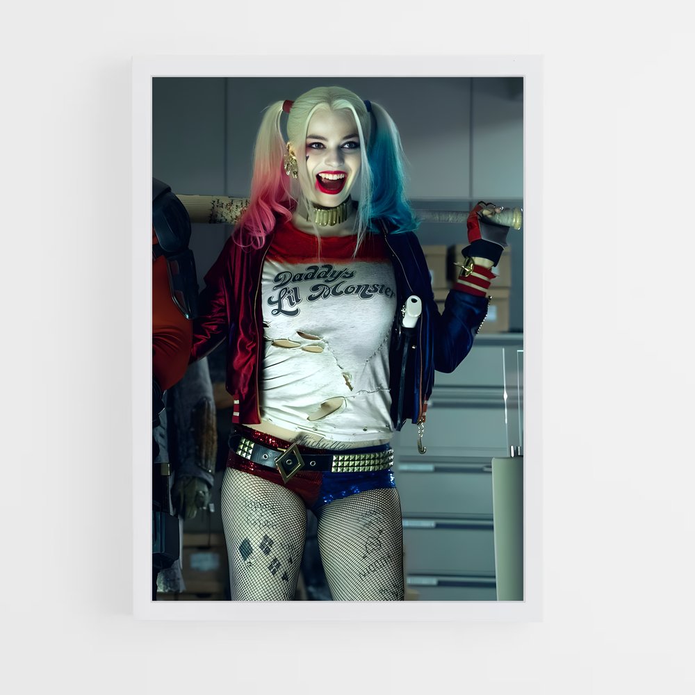 ap-harley quinn-1 cadre Blanc