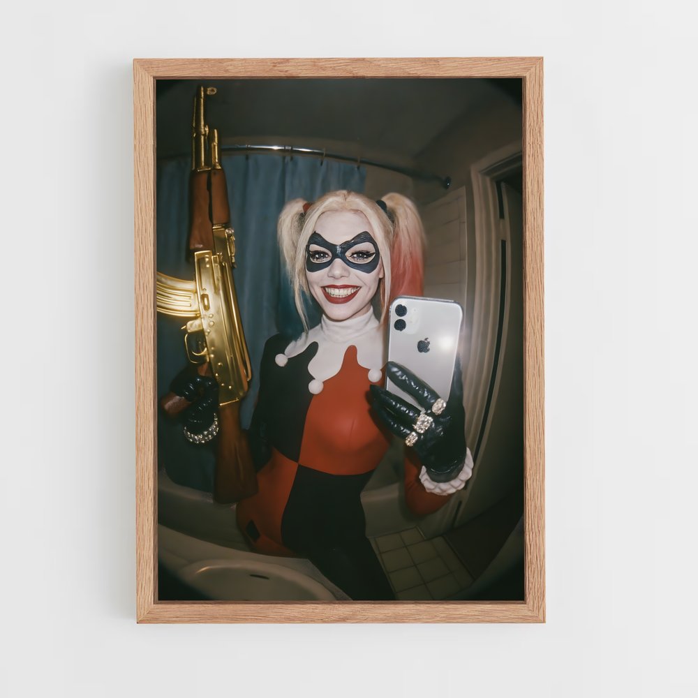 ap-harley quinn-10 cadre Bois clair