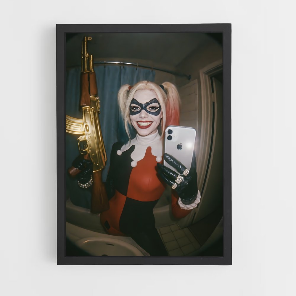 ap-harley quinn-10 cadre Noir