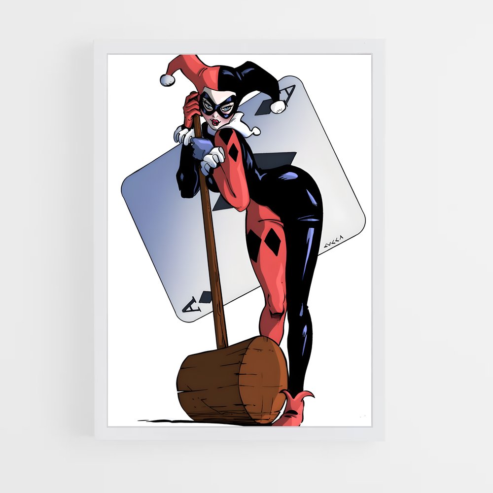 ap-harley quinn-2 cadre Blanc