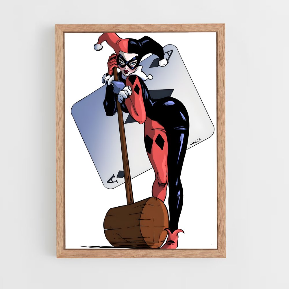 ap-harley quinn-2 cadre Bois clair