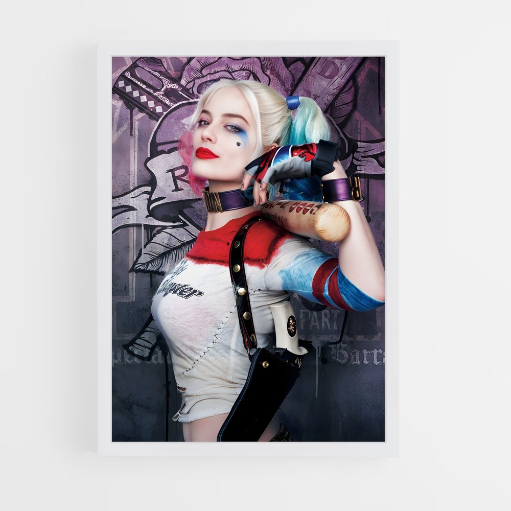 ap-harley quinn-3 cadre Blanc