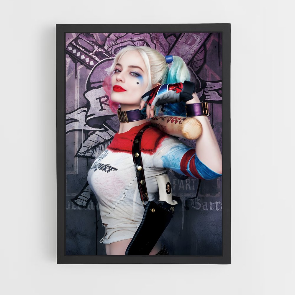 ap-harley quinn-3 cadre Noir