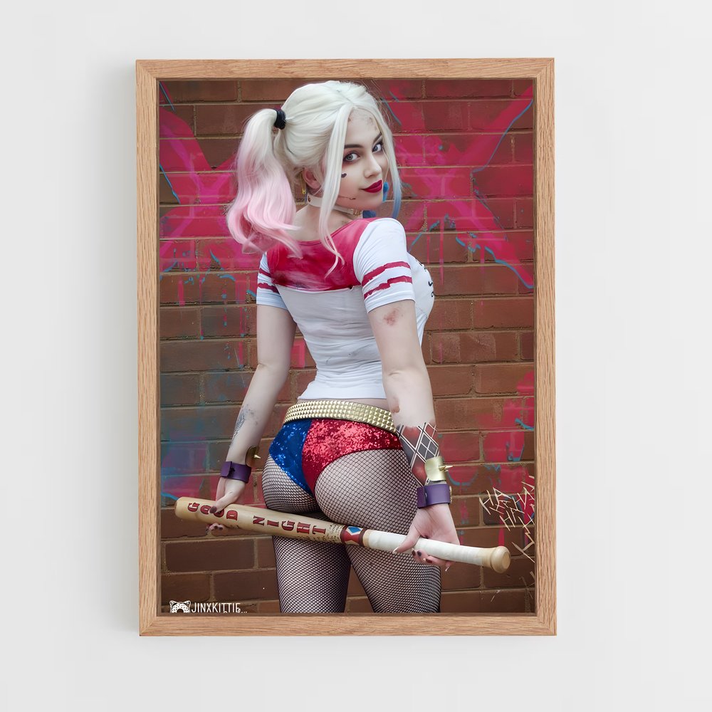ap-harley quinn-4 cadre Bois clair