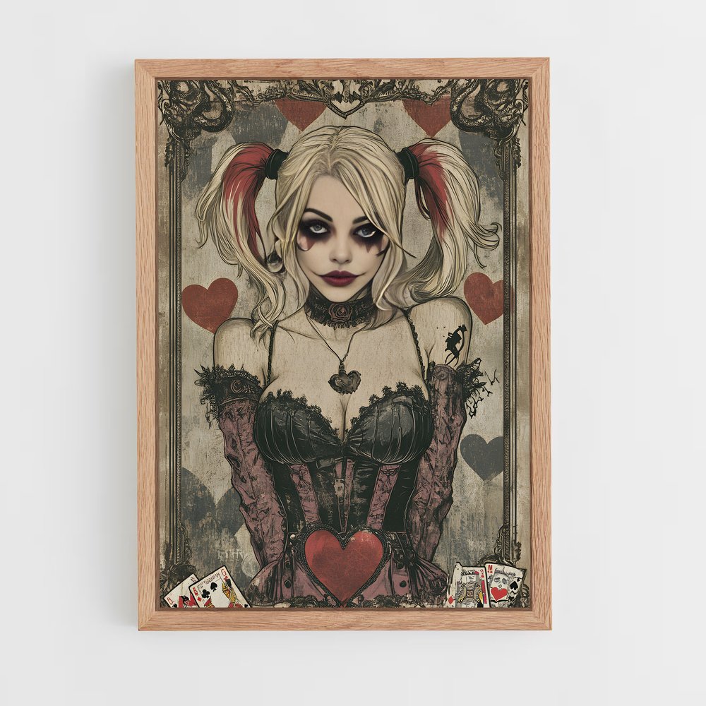 ap-harley quinn-5 cadre Bois clair