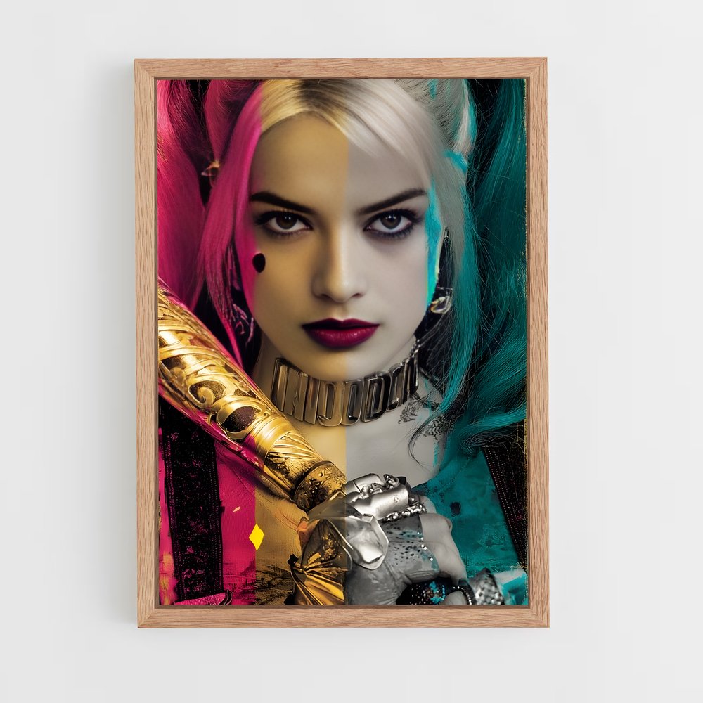 ap-harley quinn-7 cadre Bois clair