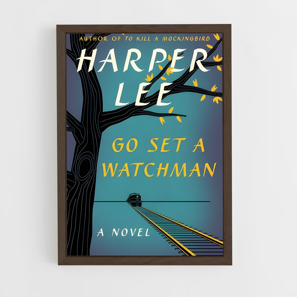 ap-harper lee-1 cadre Bois foncé