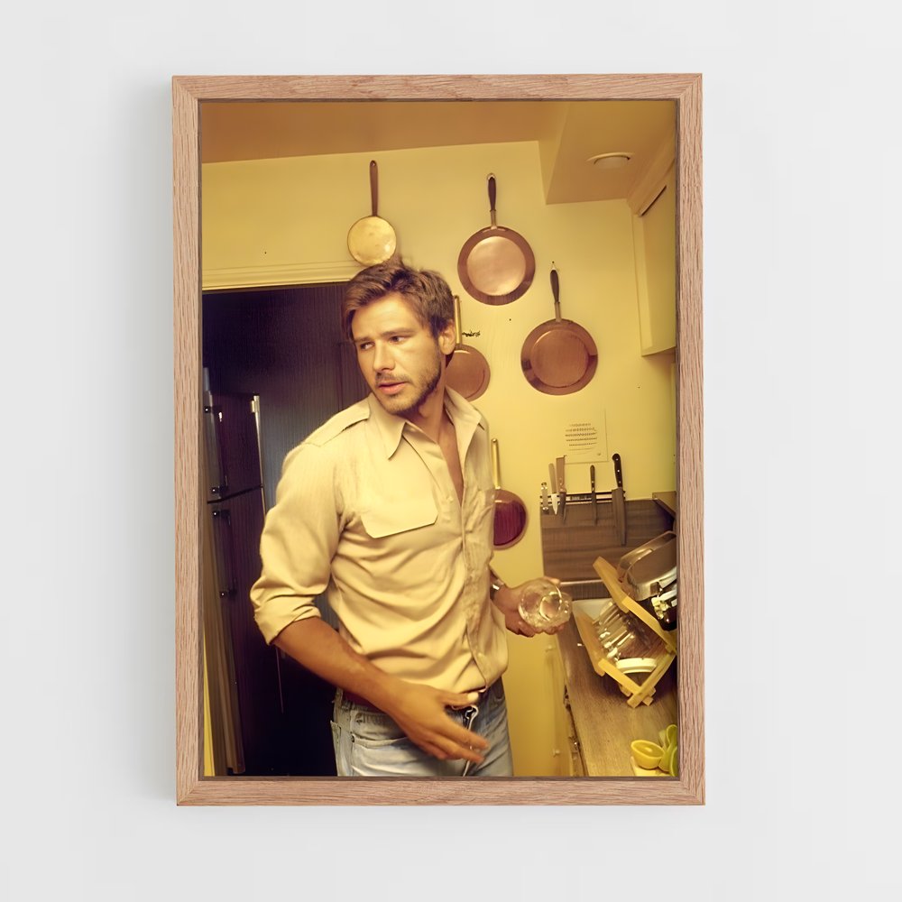 ap-harrison ford-1 cadre Bois clair