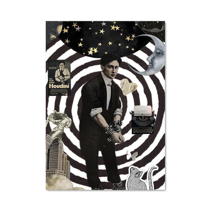Poster Houdini en Magie