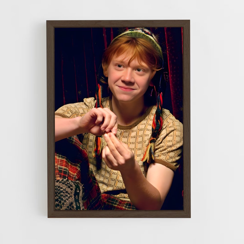 ap-harry potter-2 cadre Bois foncé