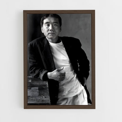 ap-haruki murakami-1 cadre Bois foncé