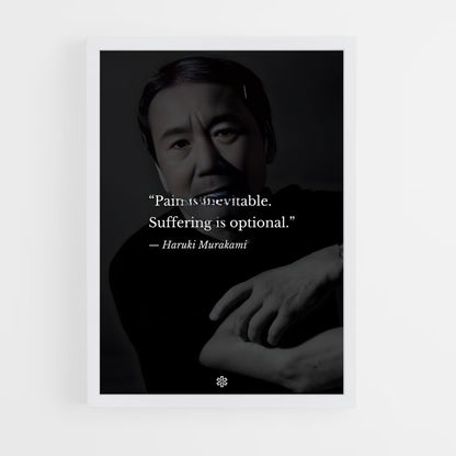 ap-haruki murakami-6 cadre Blanc