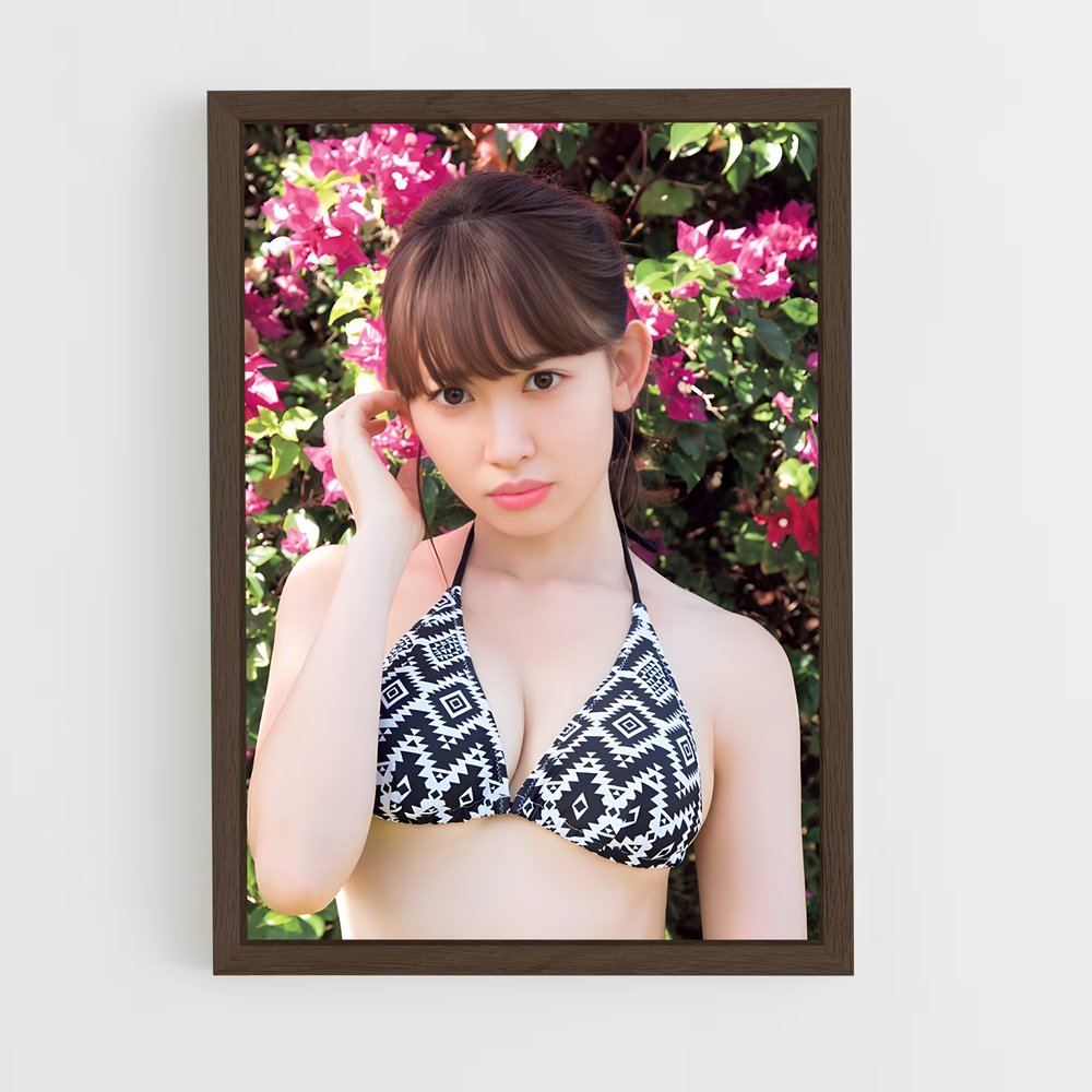 ap-haruna kojima-6 cadre Bois foncé