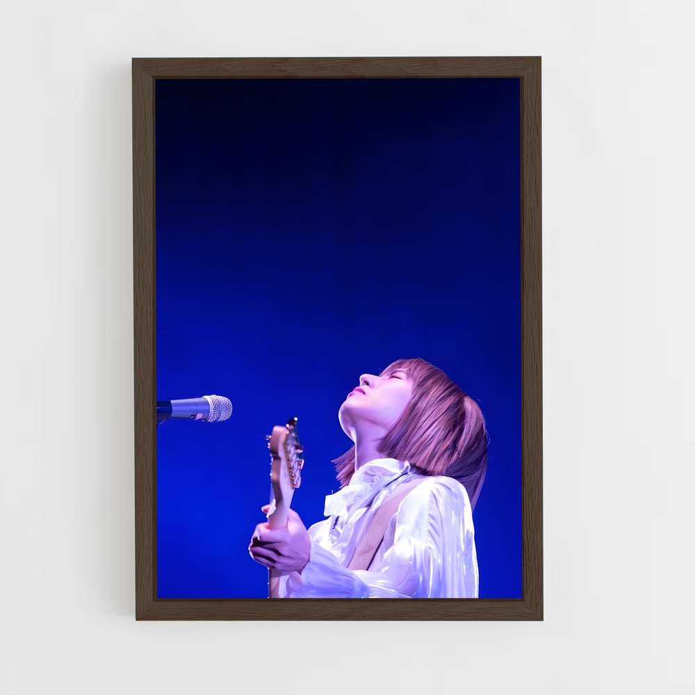 ap-haruna ono-8 cadre Bois foncé