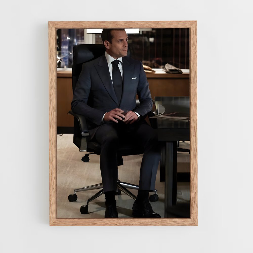 ap-harvey specter-1 cadre Bois clair