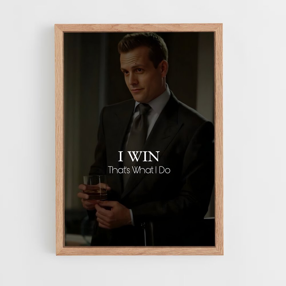 ap-harvey specter-10 cadre Bois clair