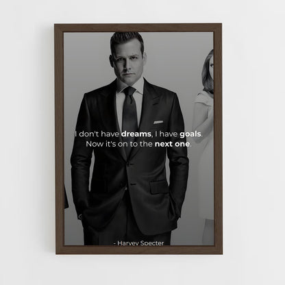 ap-harvey specter-2 cadre Bois foncé