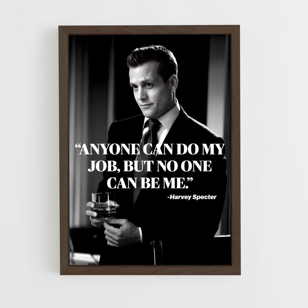 ap-harvey specter-3 cadre Bois foncé